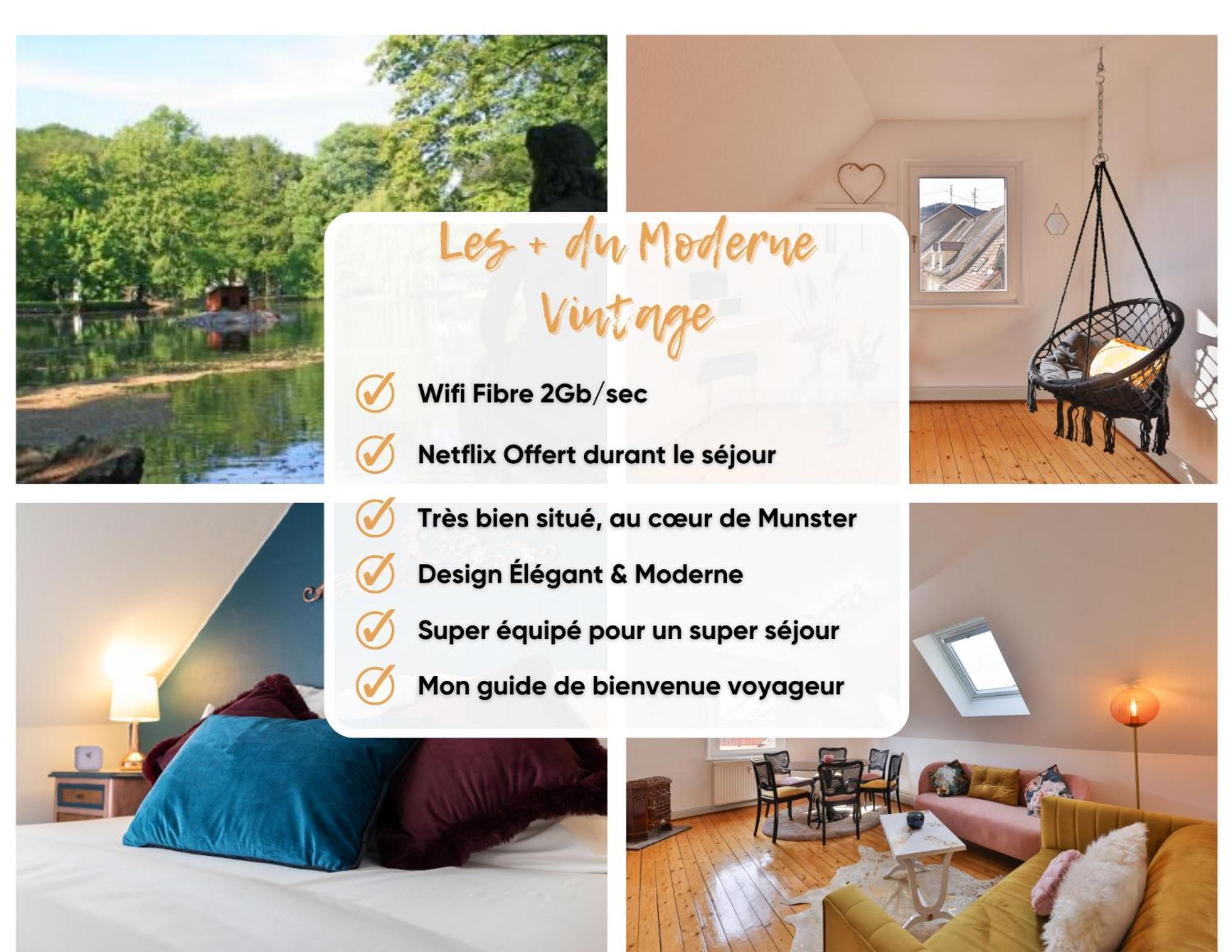 Le Moderne Vintage Hyper Centre,3 Chambres, Neuf Au Calme, 3 Etoiles Munster  Exterior foto